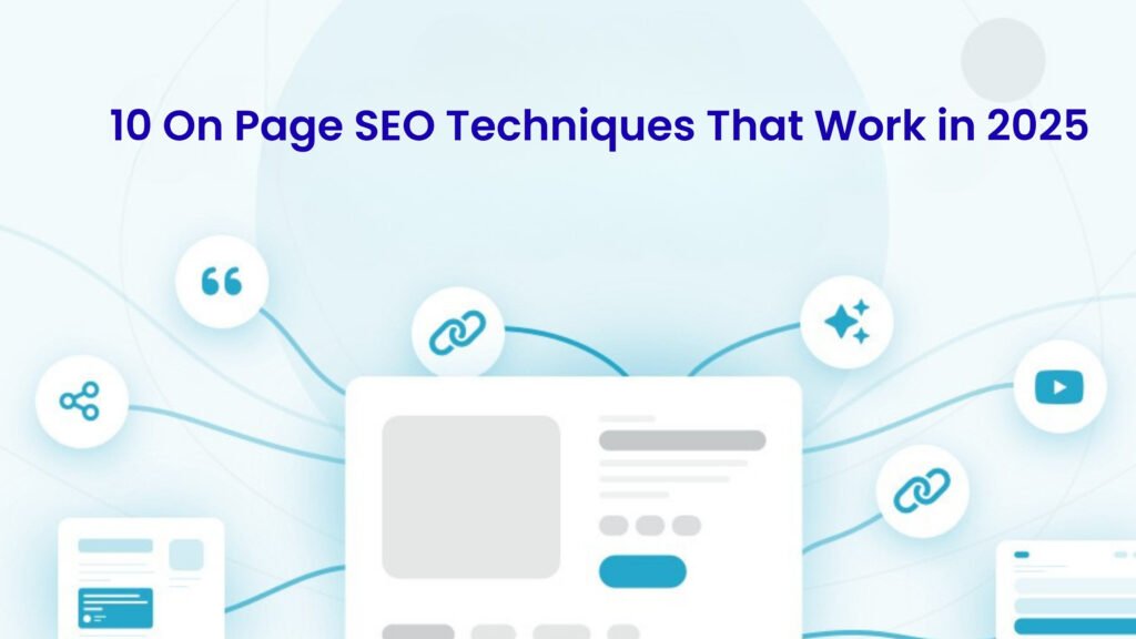 10 On Page SEO Techniques That Work in 2026